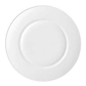 Royal Porcelain Classic White Flat Plate 230mm (Pack of 12) - GT936  - 2