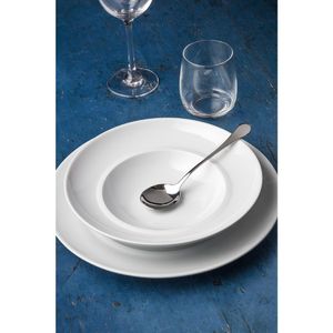 Royal Porcelain Classic White Flat Plate 230mm (Pack of 12) - GT936  - 5