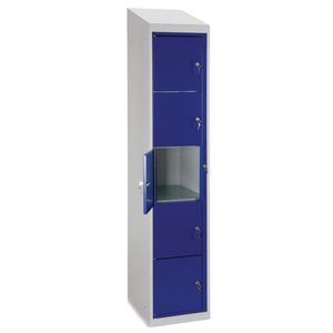 Garment 5 Door Dispensing Locker Sloping Top - GG716  - 1