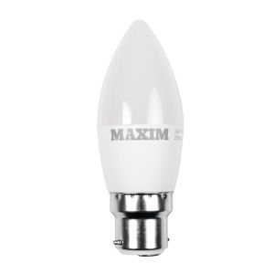 Maxim LED Candle Bayonet Cap Cool White 6W (Pack of 10) - HC666  - 1