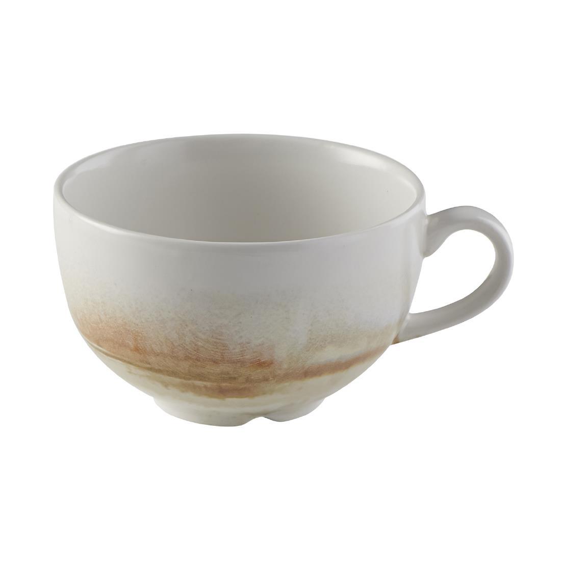 Dudson Makers Finca Sandstone Cappuccino Cup 340ml (Pack of 12) - FS783  - 1