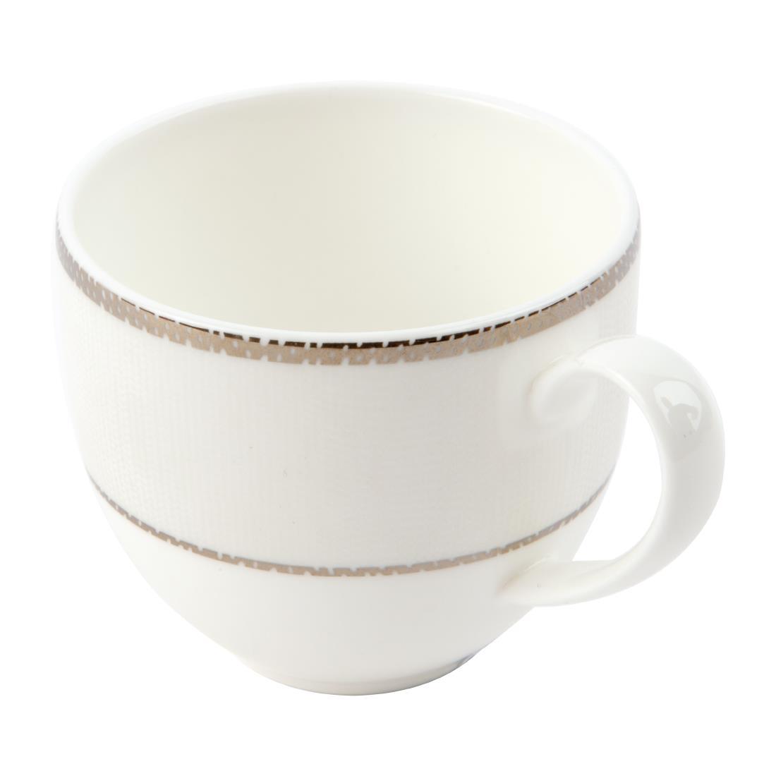 Royal Bone Afternoon Tea Silverline Cup 110ml (Pack of 12) - FB729  - 2