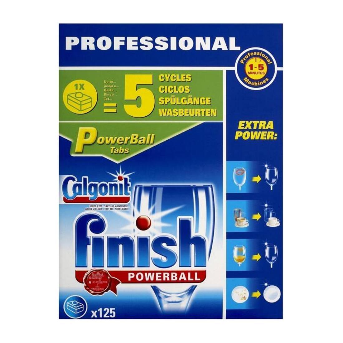 Finish Powerball Dishwasher Detergent Tablets (125 Pack) - FT027  - 1