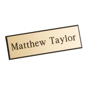 Name Badges Gold - A884  - 1