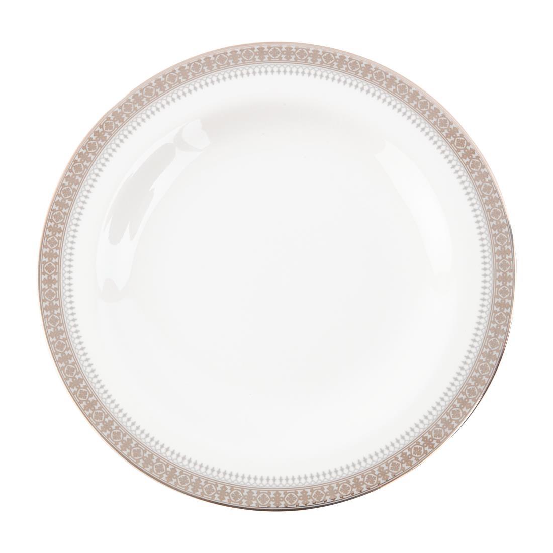 Royal Bone Afternoon Tea Couronne Plate 210mm (Pack of 12) - FB740  - 1