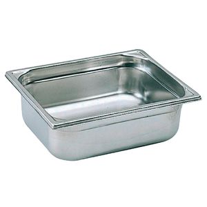 Matfer Bourgeat Stainless Steel 1/2 Gastronorm Pan 100mm - K059  - 1