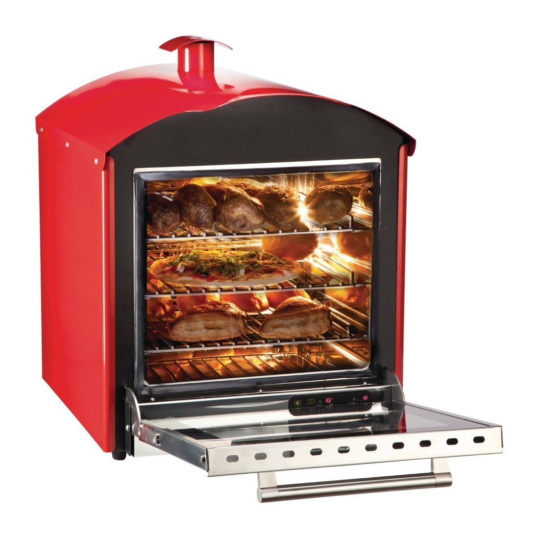 King Edward Bake King Solo Oven Red BKS-RED - HC121  - 2