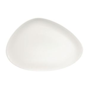 Churchill Chefs Plates Triangular Plates White 356mm (Pack of 6) - DY129  - 1
