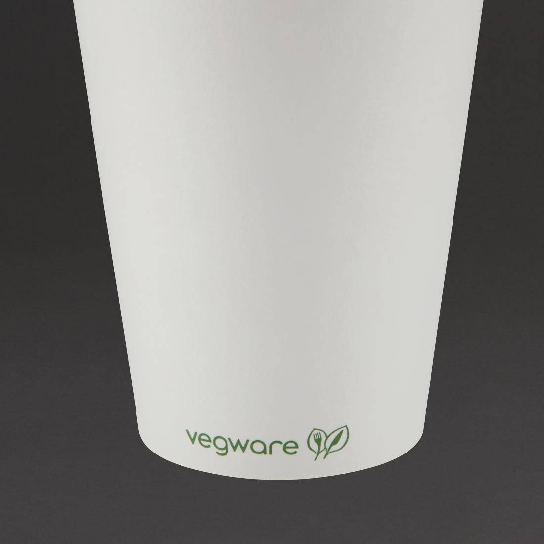 Vegware Compostable Coffee Cups Single Wall 340ml / 12oz (Pack of 1000) - DW623  - 4