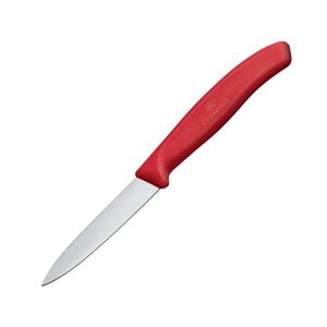 Paring Knife, Pointed Tip 8cm Red
