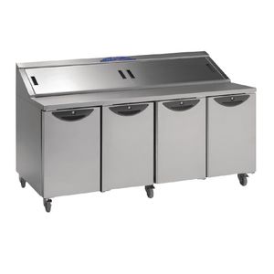 Williams Onyx 4 Door Refrigerated Prep Counter 835Ltr CPC4-SS