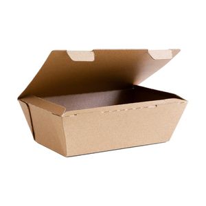 Vegware Compostable Microflute Takeaway Box 8x5 (Pack 300)