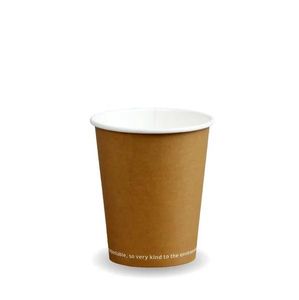 10oz Kraft Single Wall BioCups (Case of 1,000) - 1178801 | Go for Green Single Wall Hot Cups