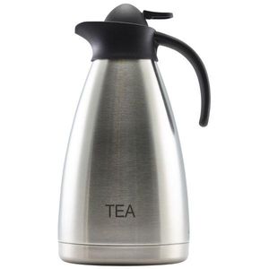 Tea Inscribed St/St Contemporary Vac. Jug 2.0 - V2055TEA - 1