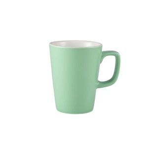 Genware Porcelain Green Latte Mug 34cl/12oz (Pack of 6) - 322135GR - 1