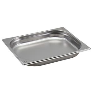 St/St Gastronorm Pan 1/2 - 40mm Deep - GN12-40 - 1