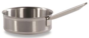 Bourgeat Tradition Saute Pan No Lid - S/S 200mm / 1.8L Capacity - 686020 - 10231-01