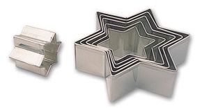 Matfer Tin Set 6 Star Cutters - Standard - 150458 - 11953-01