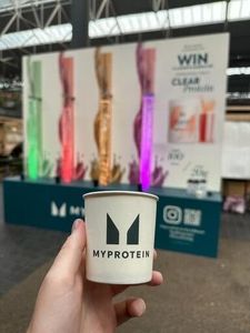 Custom Branded 6oz Single Wall Paper Sampling Cups - Custom Printed 6oz Paper Drinks Cups - 6oz Single Wall Flat White Cups - 4