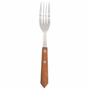 Olympia Steak Forks Wooden Handle (Pack of 12) - C137 - 3