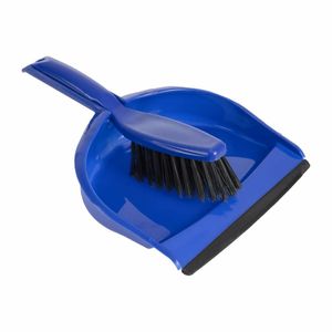 Jantex Soft Dustpan and Brush Set Blue - CC932 - 1