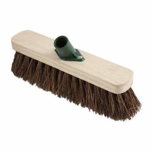 Jantex Wooden Broom Head Stiff Bassine 12in - CD798 - 3