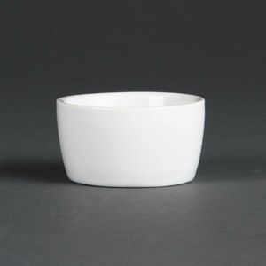 Olympia Whiteware Butter Dish 62mm (Pack of 12) - C345 - 1
