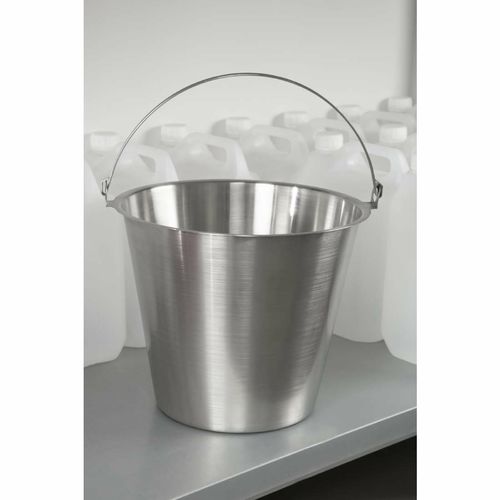 Jantex Stainless Steel Bucket 12Ltr - J807 - 7