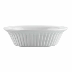 Olympia Whiteware Oval Pie Dishes 170mm (Pack of 6) - C110 - 1