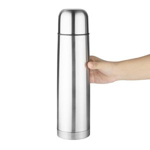 Olympia Vacuum Flask Stainless Steel 1Ltr - CN696 - 3