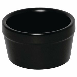Olympia Mediterranean Ramekins Black 77mm (Pack of 6) - DK830 - 1