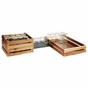 APS Superbox Buffet Crate Acacia GN1/1 - DR732 - 3