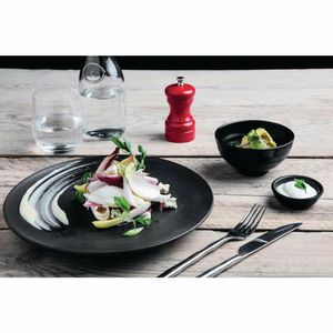 Olympia Kristallon Fusion Melamine Rice Bowls Black 114mm (Pack of 6) - DR514 - 3