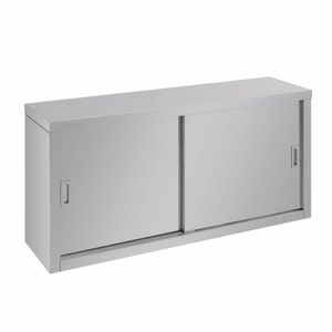 Vogue Stainless Steel Wall Cupboard 1200mm - DL450 - 1