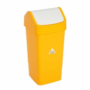 SYR Polypropylene Swing Bin Yellow 50Ltr - CC080 - 3