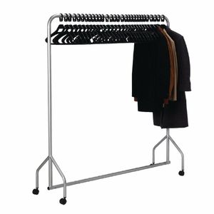 Metal Garment Rail with Hangers - T441 - 1