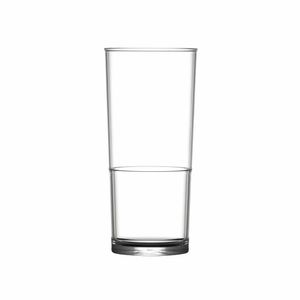 BBP Polycarbonate Hi Ball In2Stax Glasses Half Pint (Pack of 48) - DC418 - 1