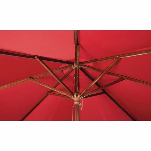 Bolero Round Parasol 3m Diameter Red - GL305 - 3