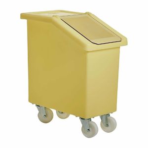 Mobile Ingredient Bin 65Ltr Yellow - W778 - 1