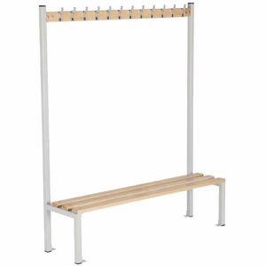 Single Sided Coat Hanger Bench 1500mm - CF496 - 1