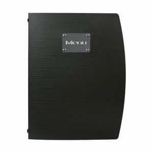 Securit Rio Menu Cover Black A4 - GL105 - 1