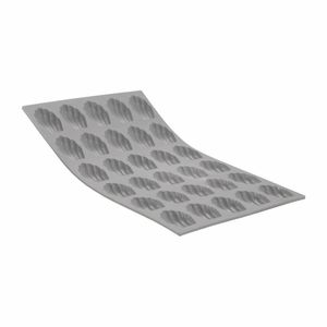 DeBuyer Elastomoule Silicone Mould 30 Mini Madeleines 64ml Each - DR485 - 1
