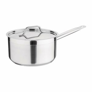 Nisbets Essentials Stainless Steel Saucepan 3000ml - DF671 - 1