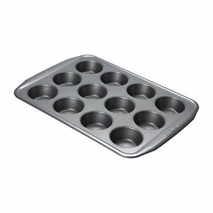 Circulon Carbon Steel Muffin Tin 12 Cup - DE505 - 1