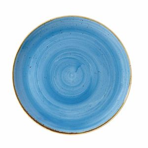 Churchill Stonecast Round Coupe Plate Cornflower Blue 288mm (Pack of 12) - DF764 - 1