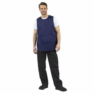 Tabard With Pocket Navy Blue - B044 - 1