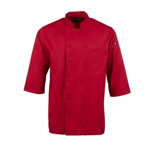 Chef Works Unisex Chefs Jacket Red S - B106-S - 1