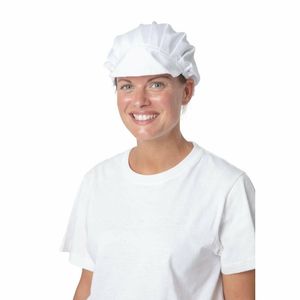 Whites Peaked Unisex Hat White - B255 - 3