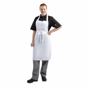 Whites Bib Apron Polycotton White - A521 - 3