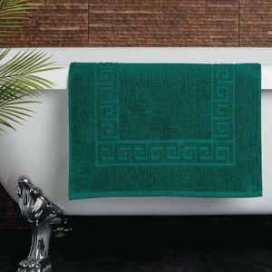 Mitre Essentials Nova Bath Mat Dark Green - GW363 - 1